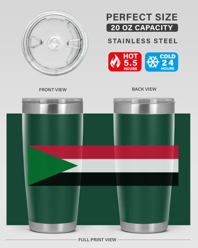 Sudan 31#- world flags- Tumbler