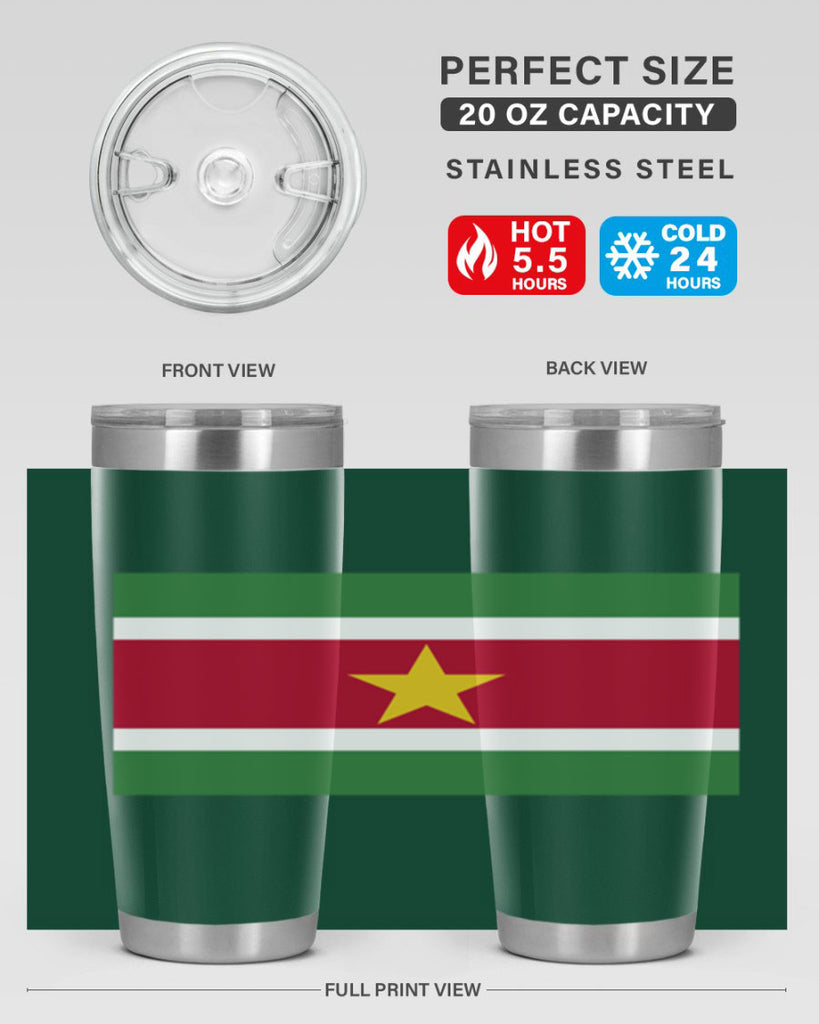 Suriname 30#- world flags- Tumbler