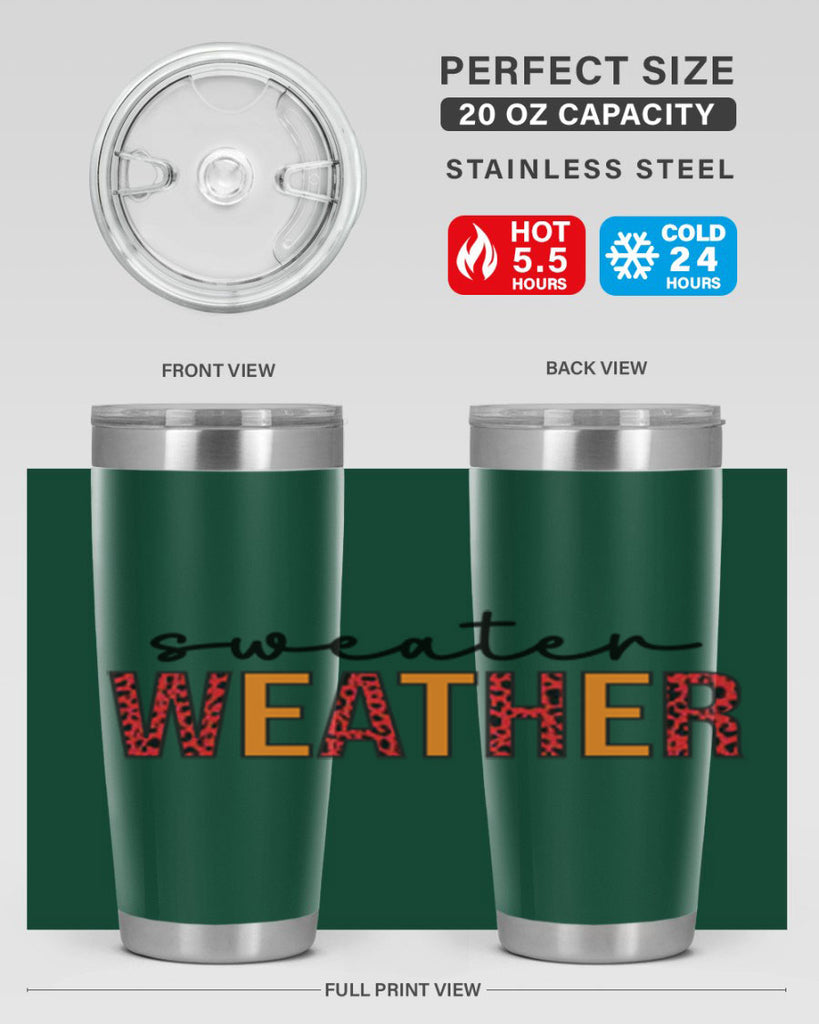 Sweater Weather 587#- fall- Tumbler
