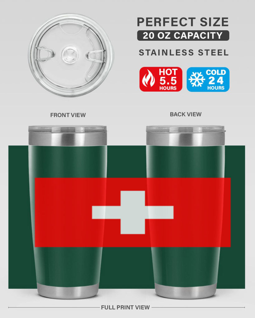 Switzerland 28#- world flags- Tumbler