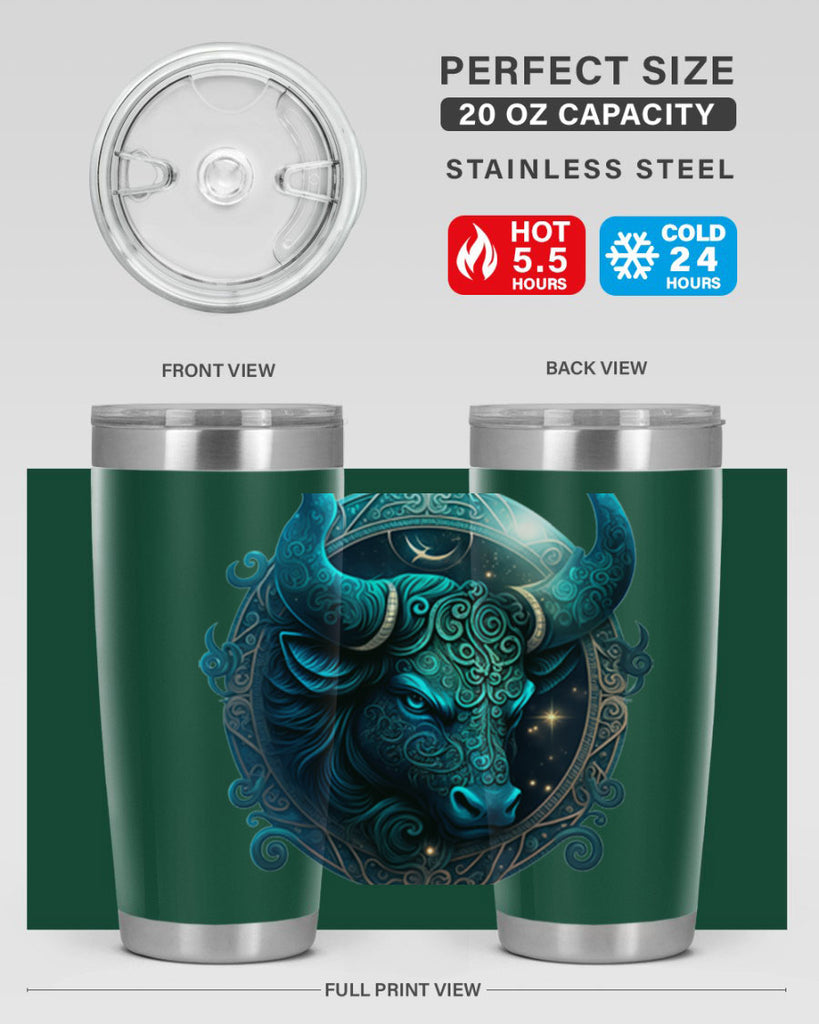 Taurus 485#- zodiac- Tumbler