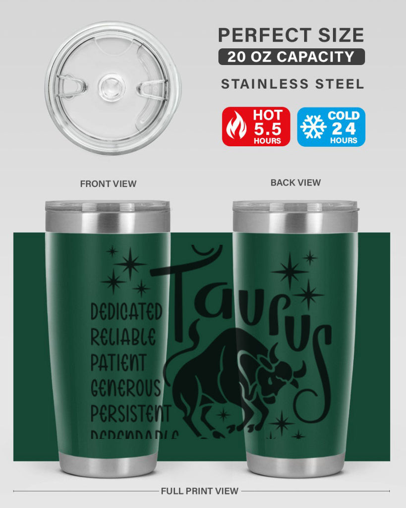 Taurus 486#- zodiac- Tumbler
