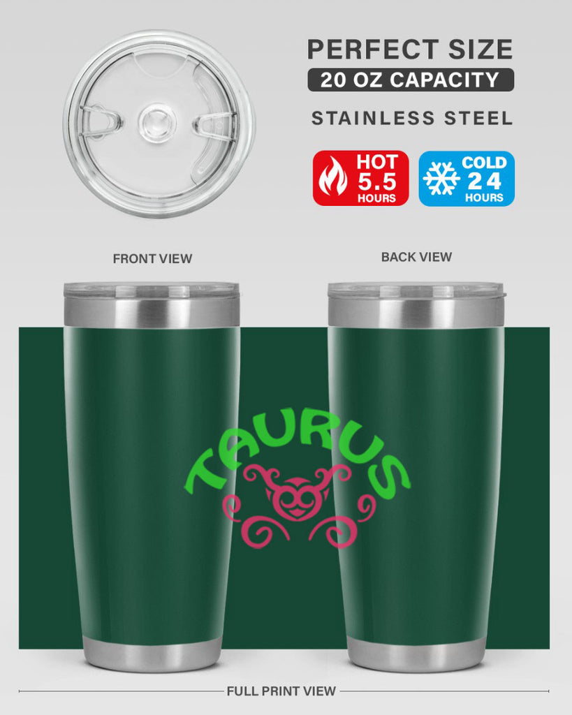 Taurus 493#- zodiac- Tumbler