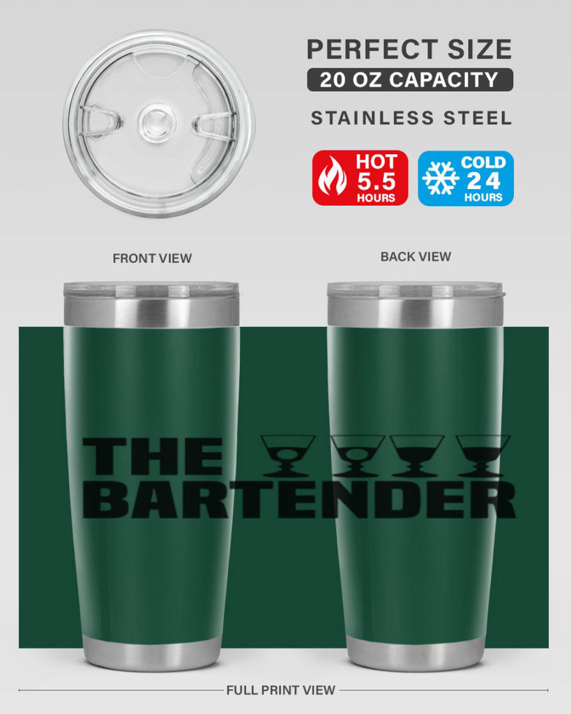 The bartender Style 12#- bartender- tumbler