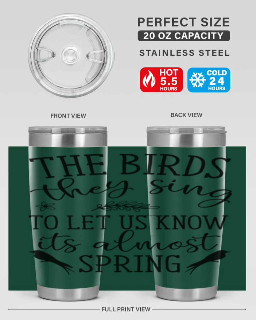 The birds they sing to 543#- spring- Tumbler