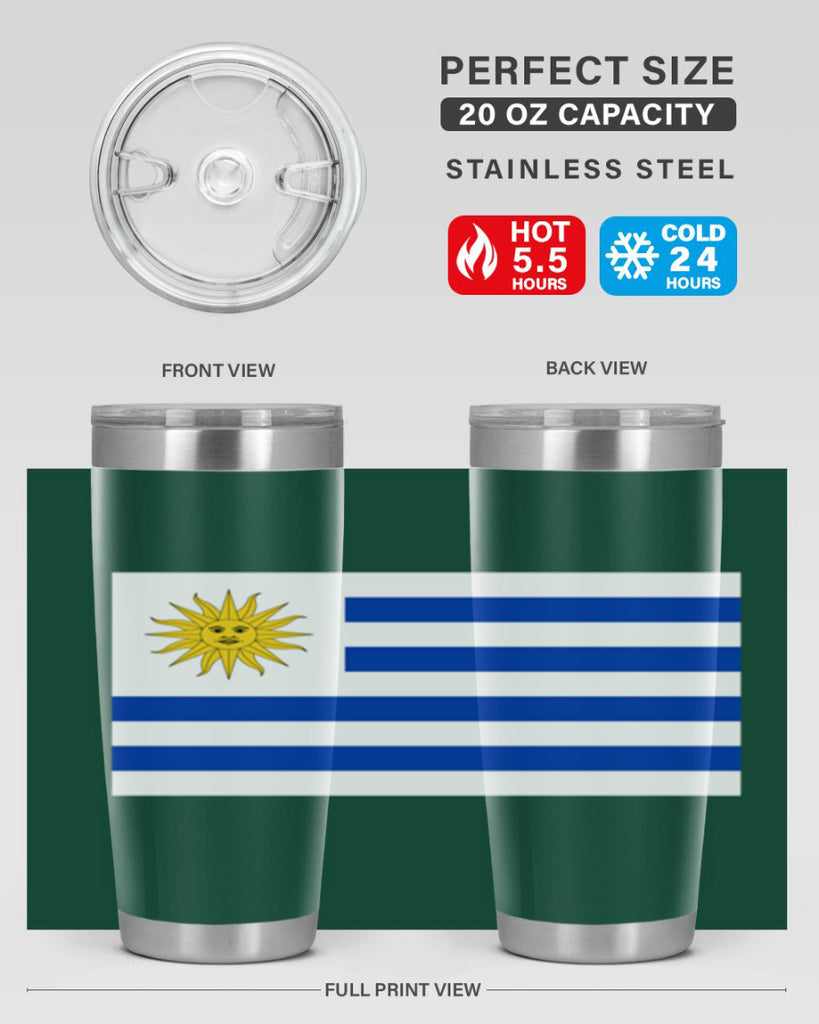 Uruguay 9#- world flags- Tumbler