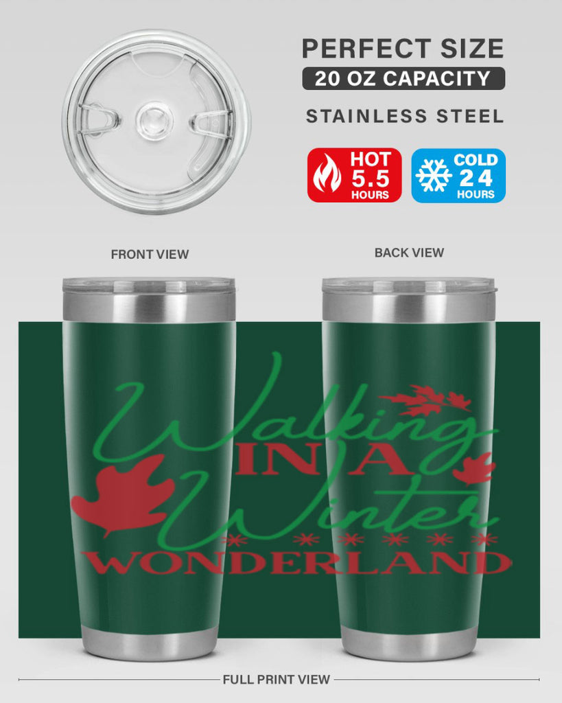 Walking In A Winter Wonderland 438#- winter- Tumbler