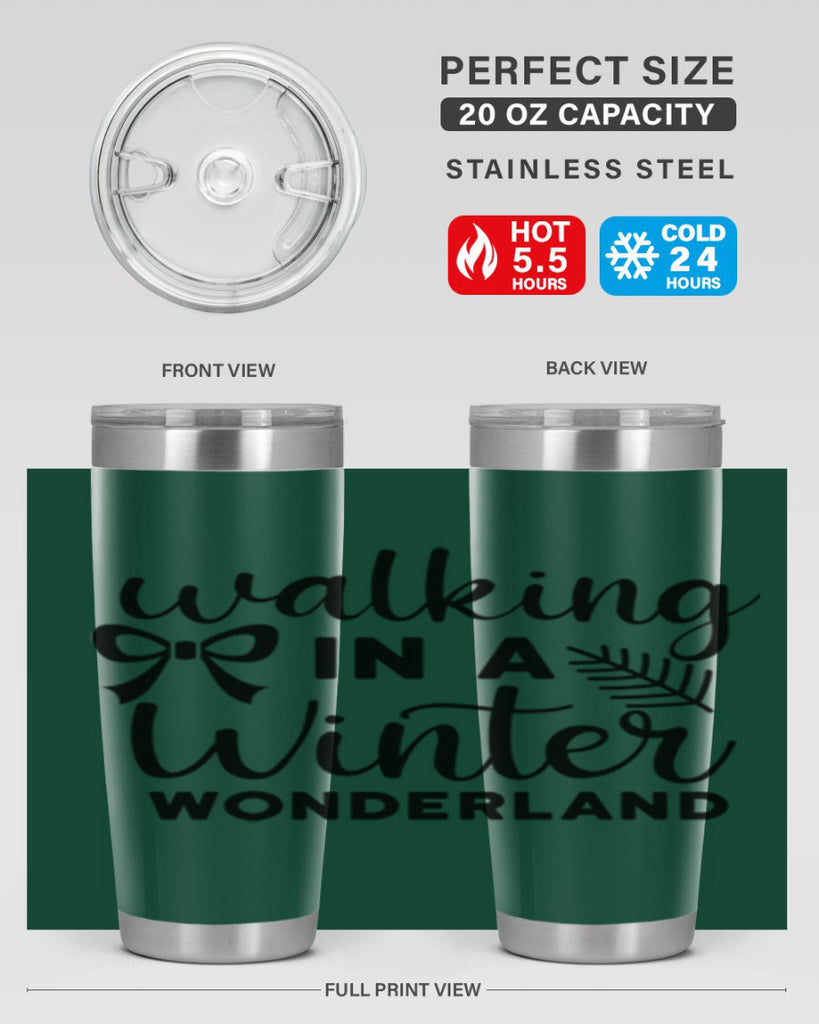 Walking In A Winter Wonderland 441#- winter- Tumbler