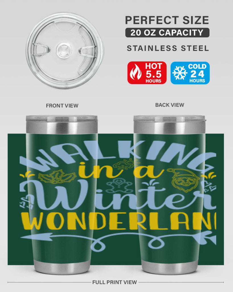Walking in a winter wonderland440#- winter- Tumbler