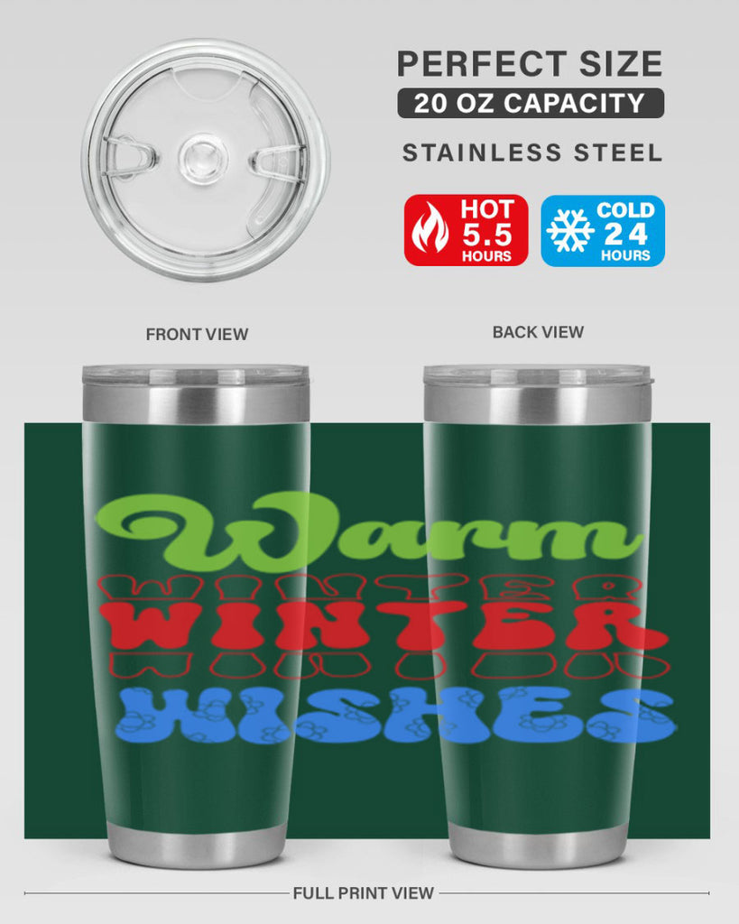 Warm winter wishes 458#- winter- Tumbler