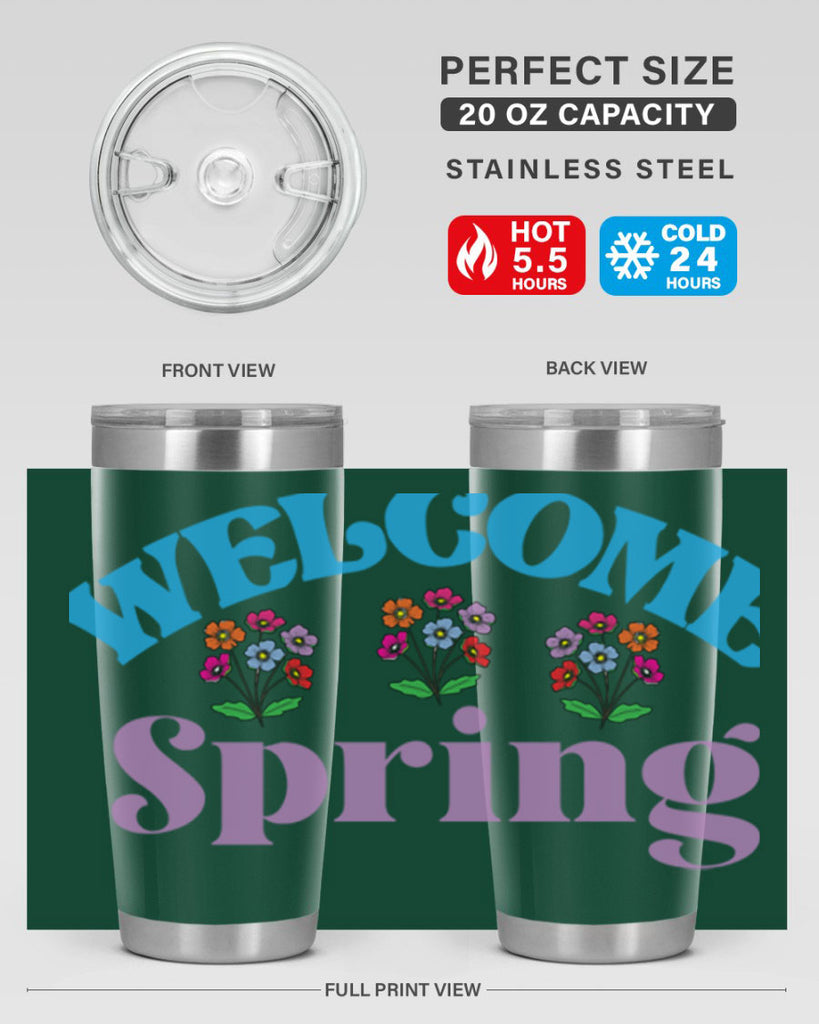 Welcome Spring  600#- spring- Tumbler