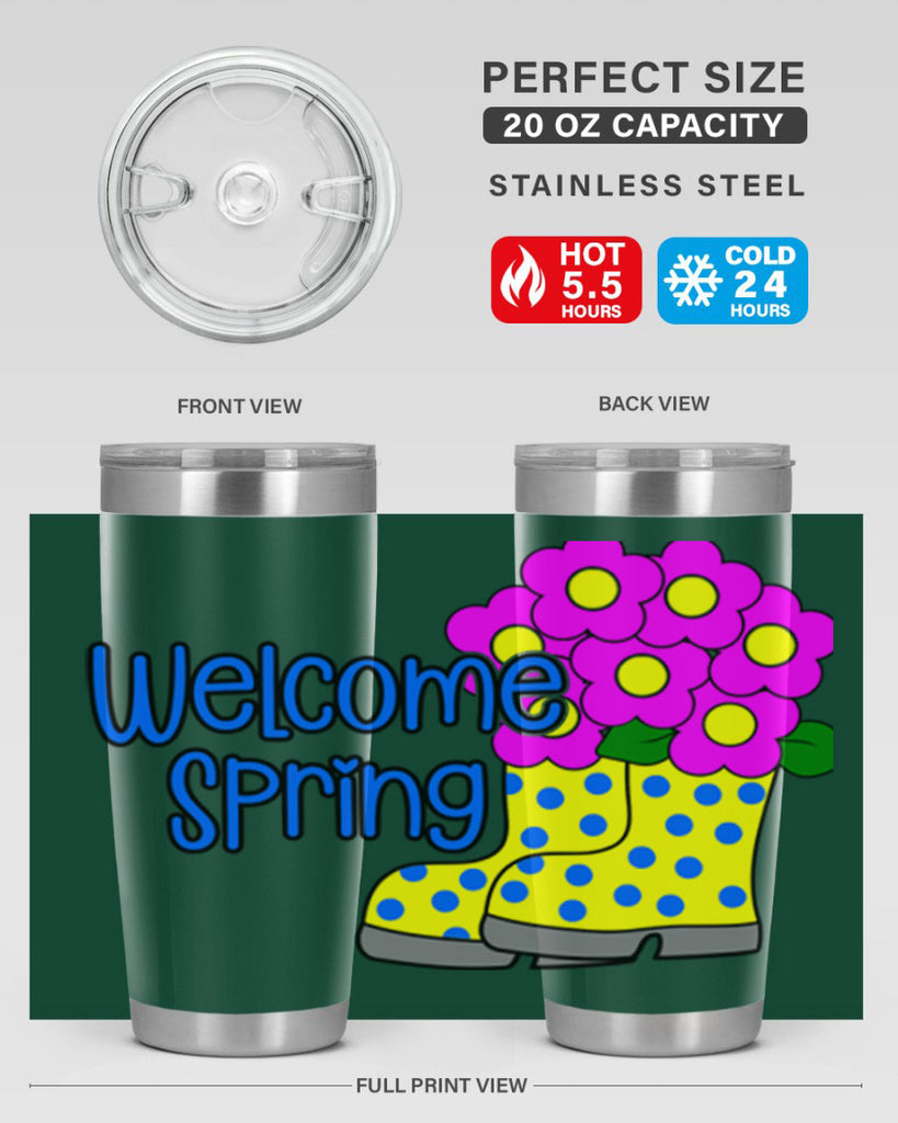 Welcome Spring rainboots page577#- spring- Tumbler