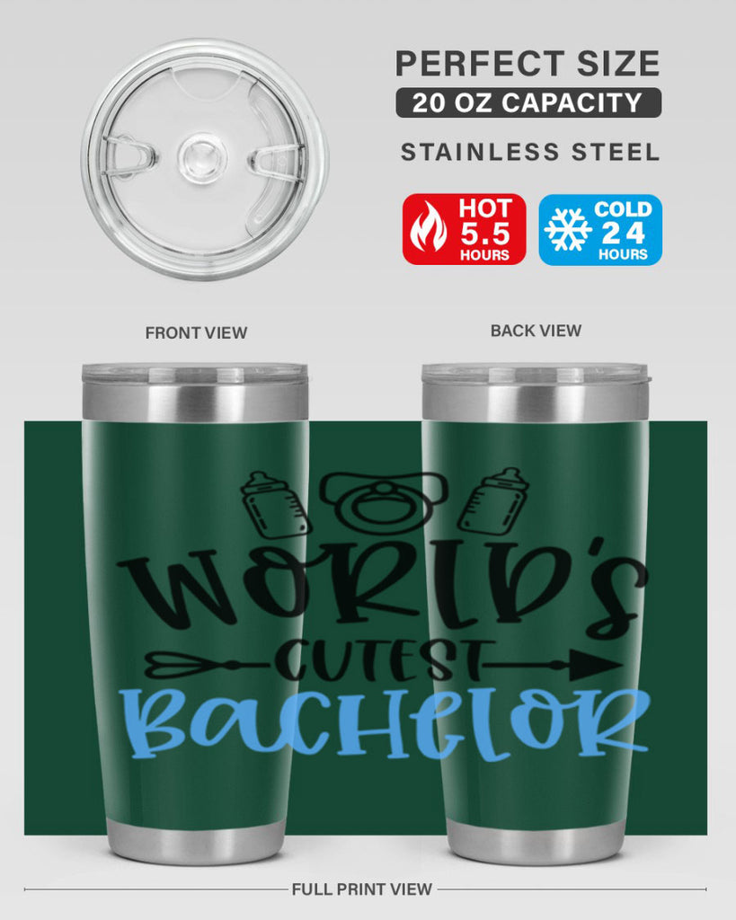 Worlds Cutest Bachelor Style 13#- baby- tumbler