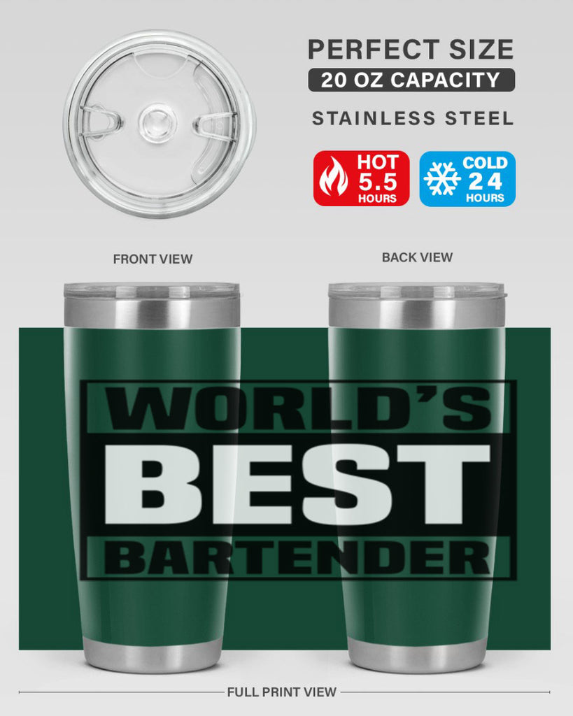 Worlds best Style 8#- bartender- tumbler
