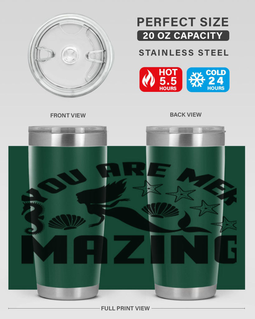 You are mer mazing 685#- mermaid- Tumbler