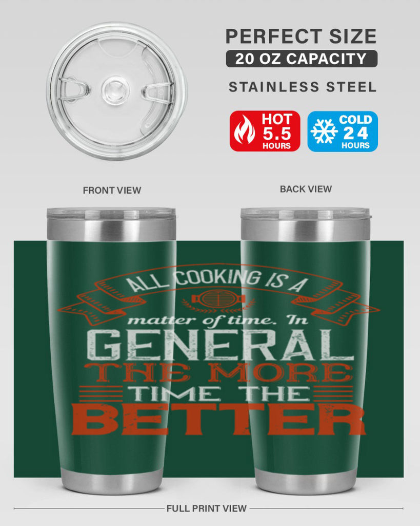 all cooking is a matter of time in general the more time the better 39#- cooking- Tumbler