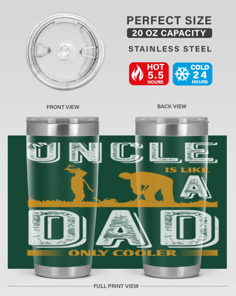 an uncle is like a dad only cooler 167#- fathers day- Tumbler