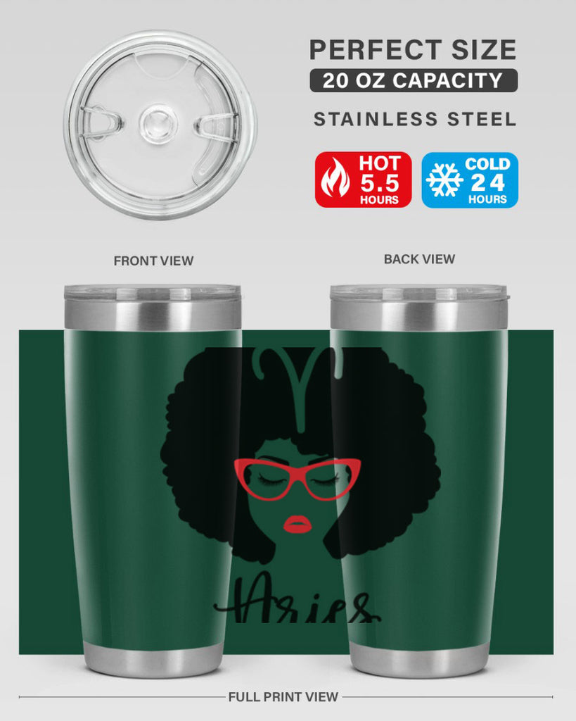 aries 122#- zodiac- Tumbler