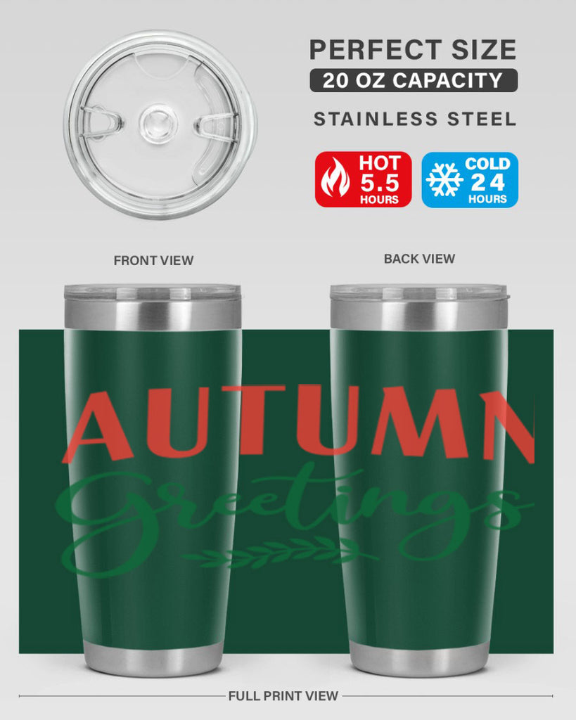 autumn greetings 14#- fall- Tumbler