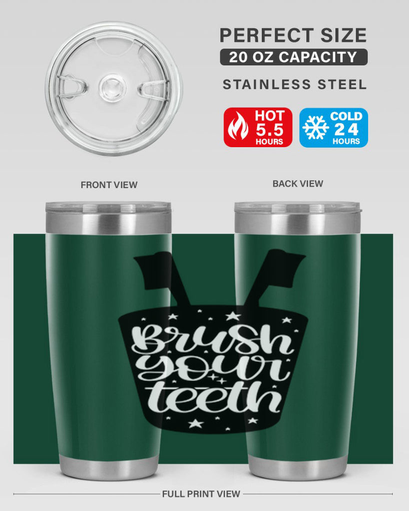 brush your teeth 45#- bathroom- Tumbler