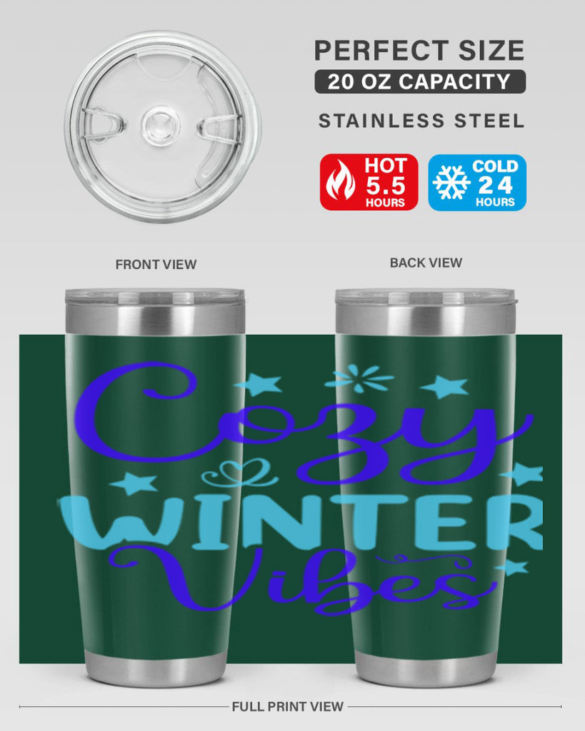 cozy winter vibes 66#- winter- Tumbler
