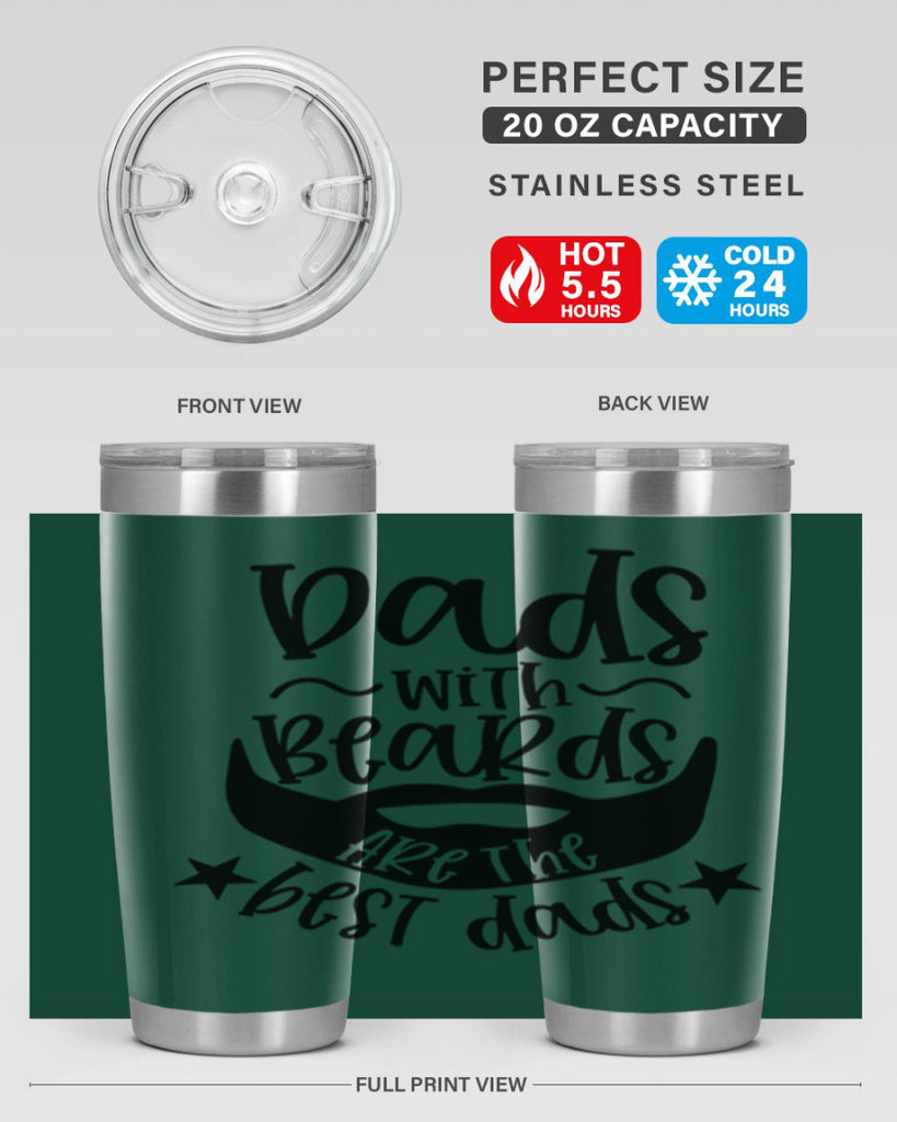 dads with beards are the best dads 53#- fathers day- Tumbler