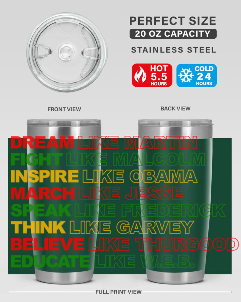 dream like martin 165#- black words phrases- Cotton Tank