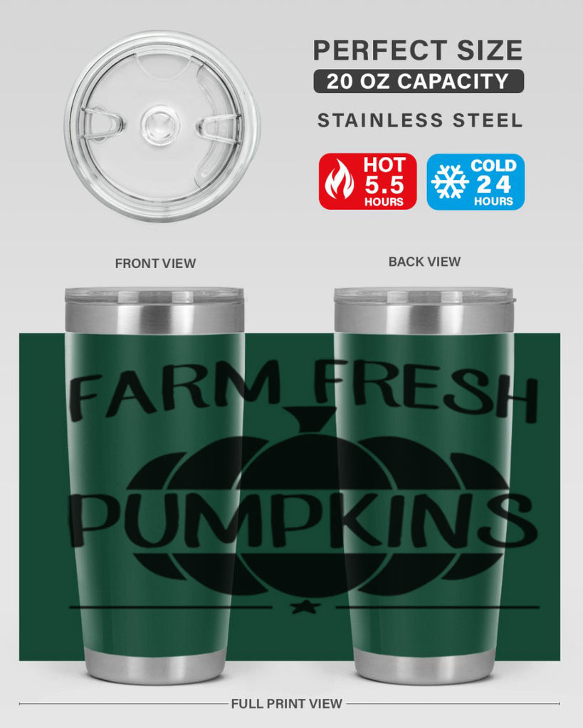 farm fresh pumpkins 173#- fall- Tumbler