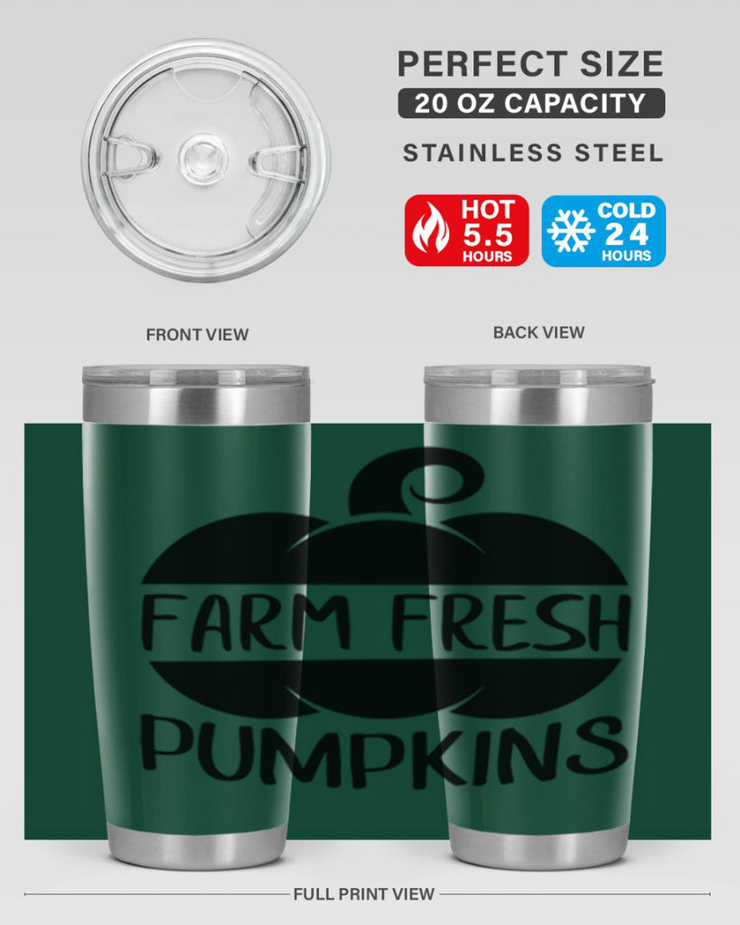 farm fresh pumpkins 174#- fall- Tumbler