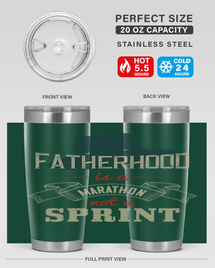 fatherhood is a marathon 227#- fathers day- Tumbler