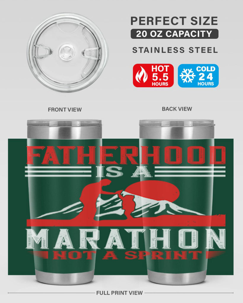 fatherhood is a marathon not a sprint 261#- fathers day- Tumbler