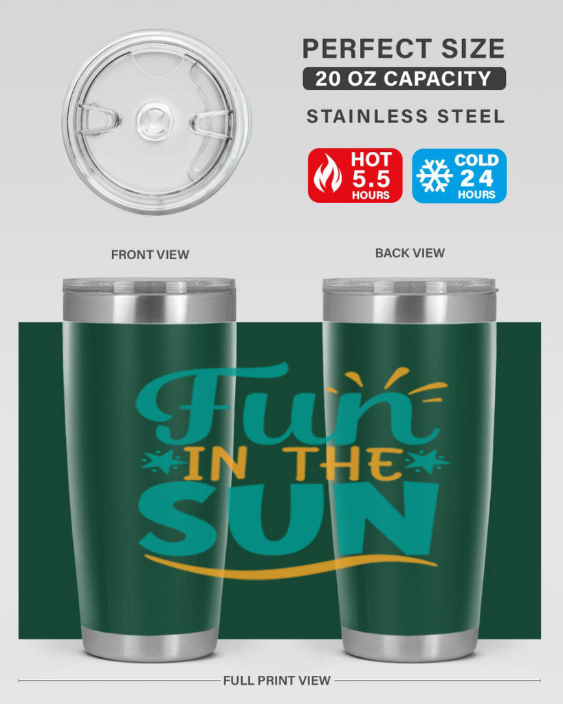 fun in the sun Style 103#- summer- Tumbler