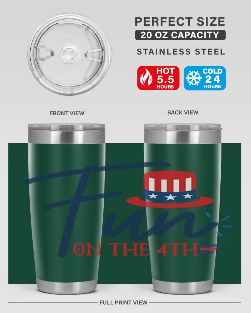 fun on the th Style 18#- Fourt Of July- Tumbler