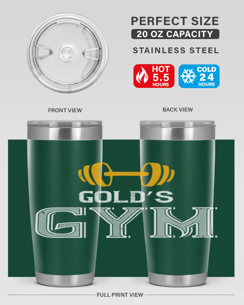 gold gym 101#- gym- Tumbler