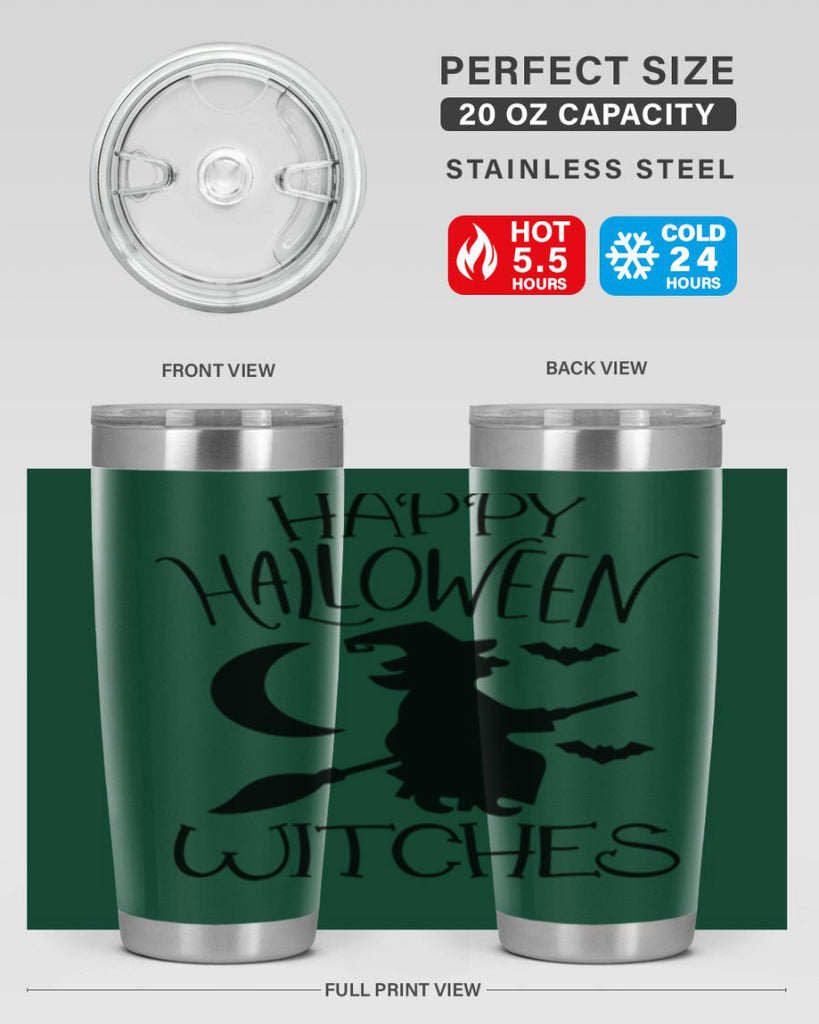 happy halloween witches 63#- halloween- Tumbler