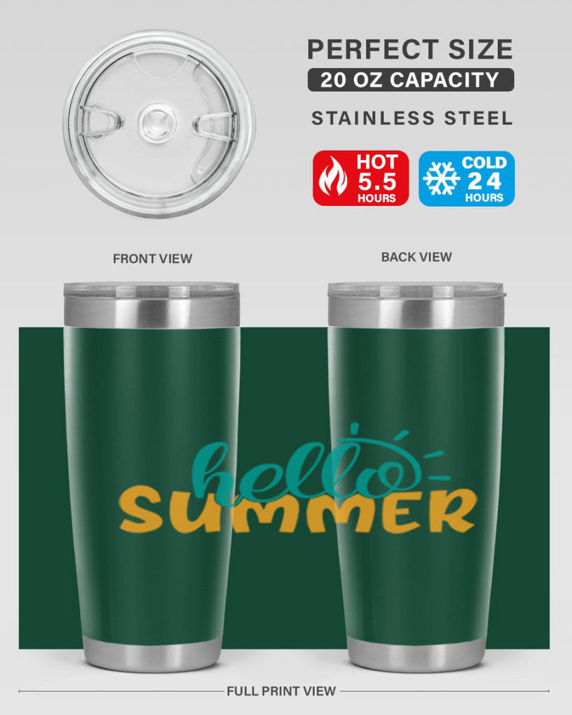 hello summer Style 97#- summer- Tumbler