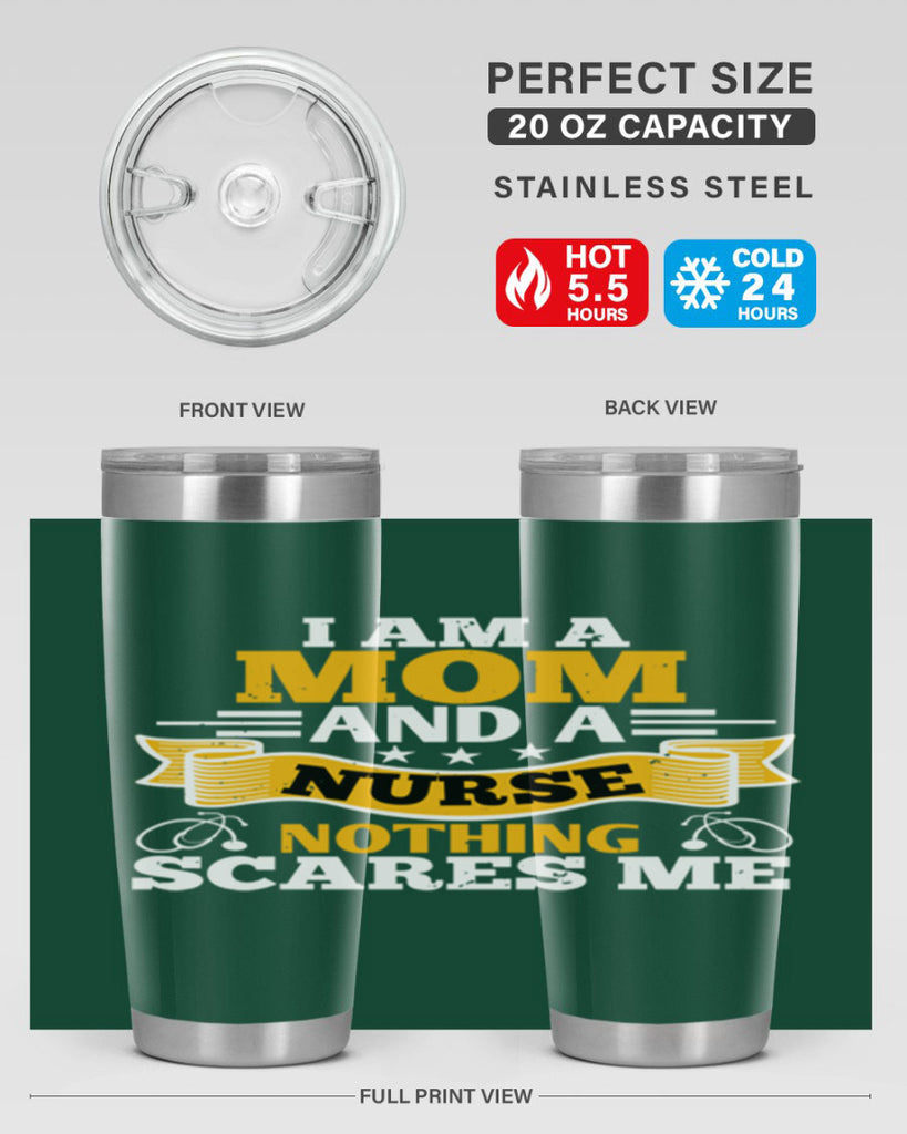 i am amom and a nurse Style 396#- nurse- tumbler