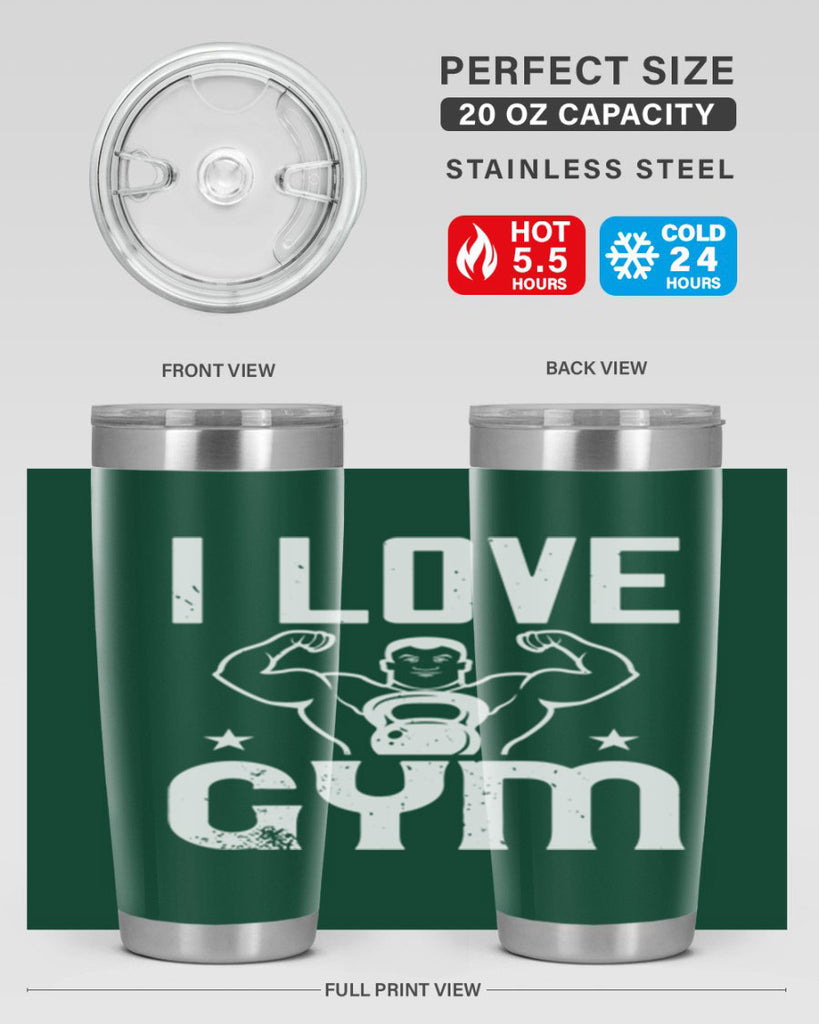 i love gym 88#- gym- Tumbler