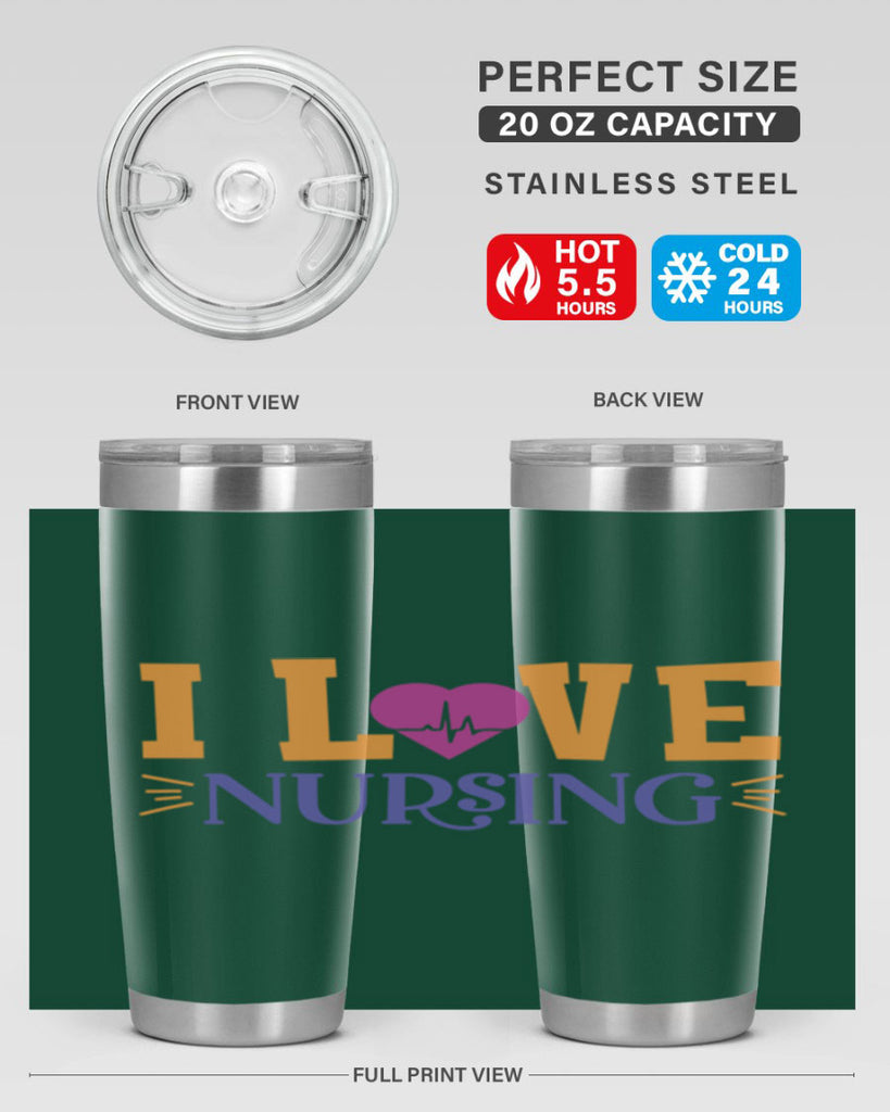 i love nursing Style Style 173#- nurse- tumbler