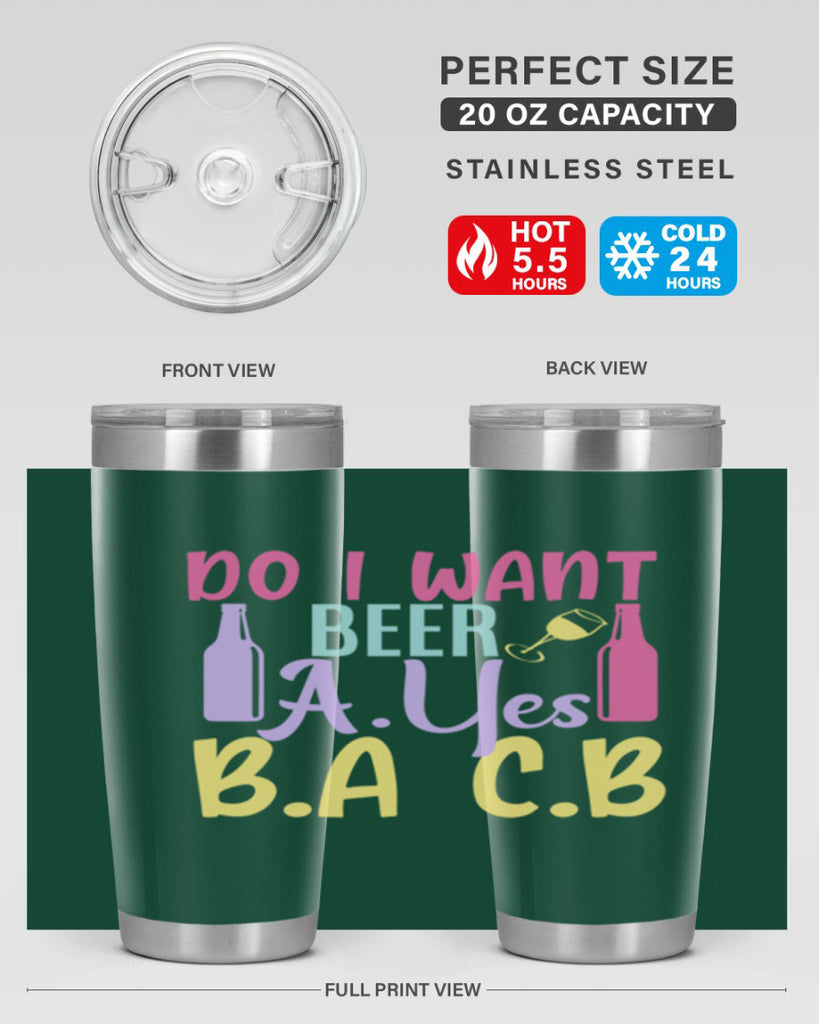 i want beer ayes ba cb 142#- beer- Tumbler