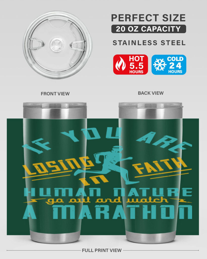 if you are losing faith in human nature go out and watch a marathon 37#- running- Tumbler