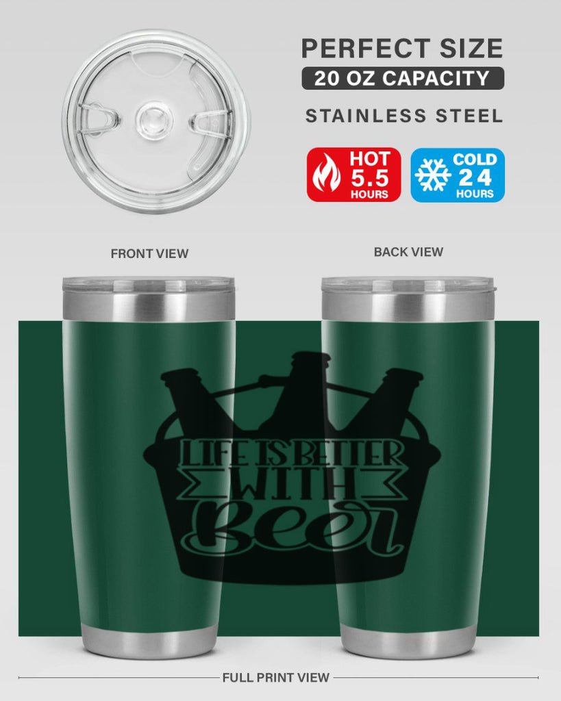 life is better with beer 27#- beer- Tumbler