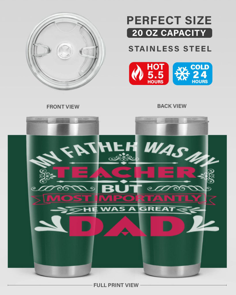 my father was my 251#- fathers day- Tumbler