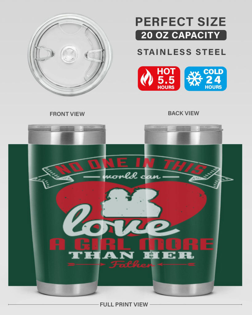 no one in this world can love 176#- fathers day- Tumbler