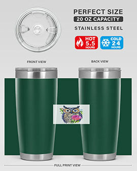 owl 13#- owl- Tumblers