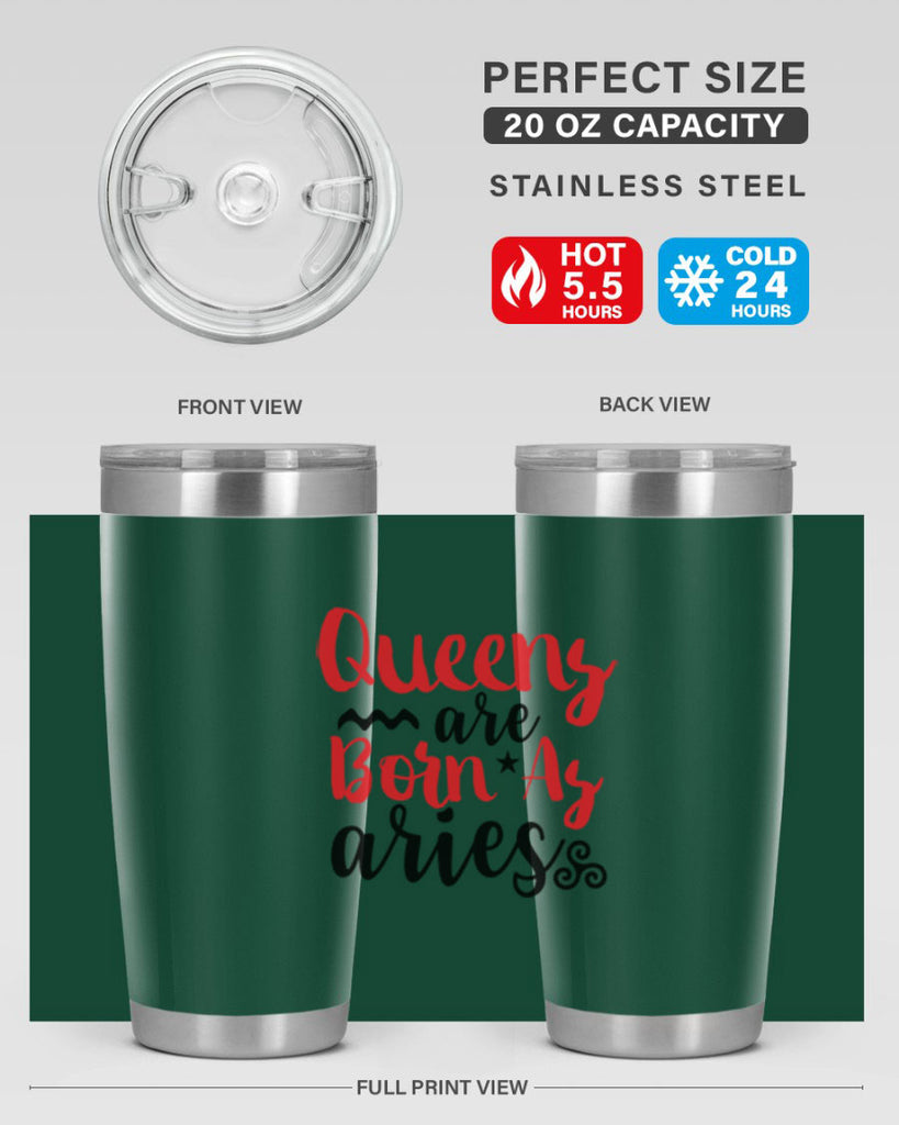 queens Are Born As Aries 384#- zodiac- Tumbler