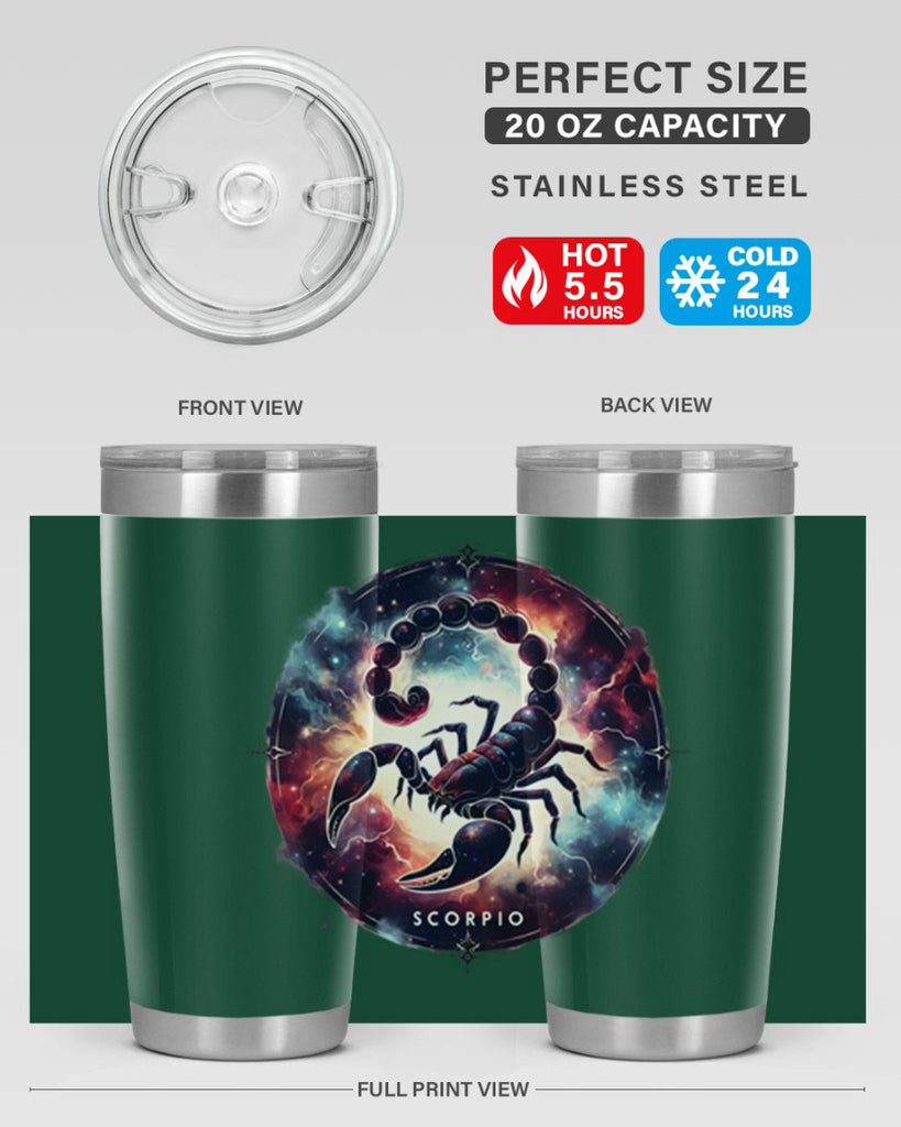 scorpio 460#- zodiac- Tumbler