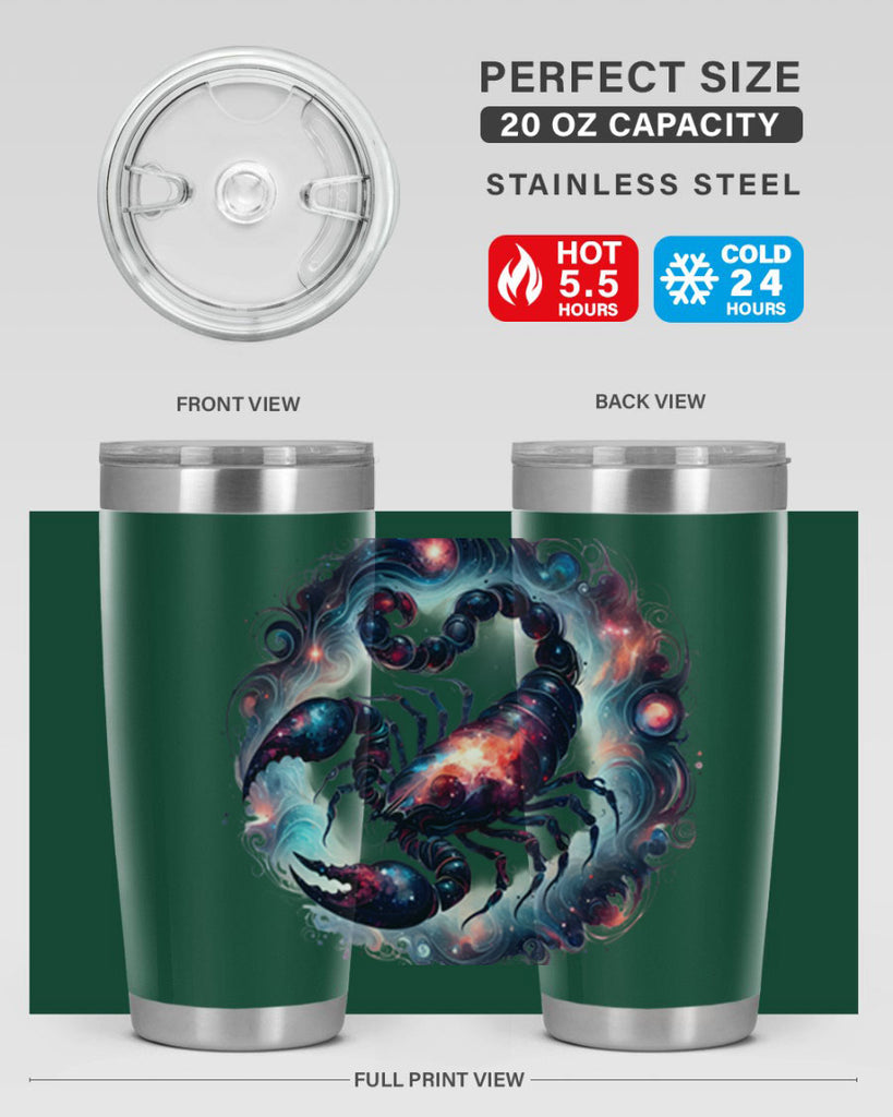 scorpio 462#- zodiac- Tumbler