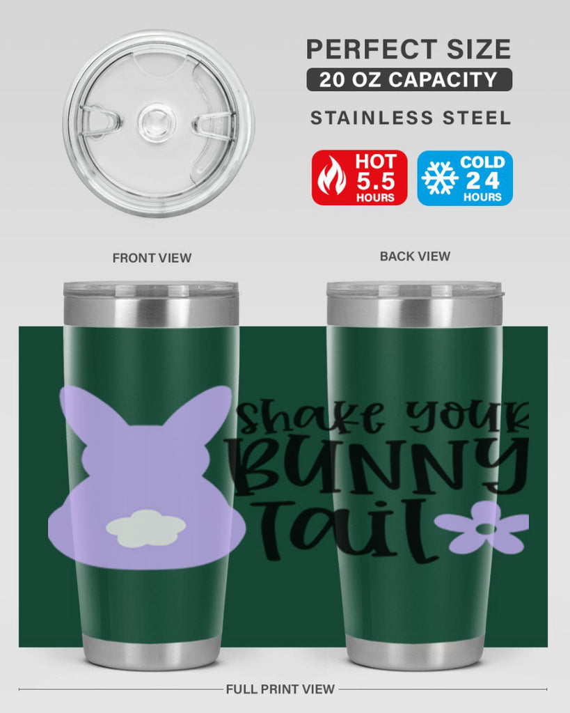 shake your bunny tail 12#- easter- Tumbler