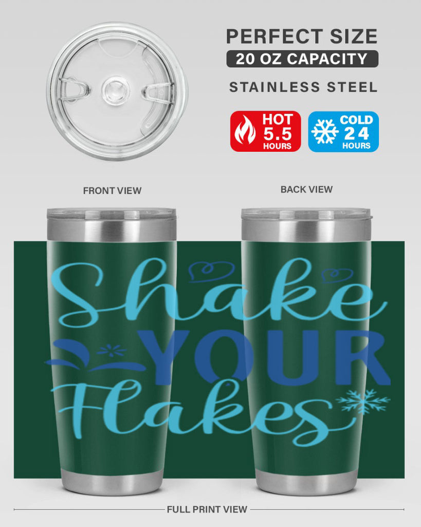 shake your flakes 359#- winter- Tumbler